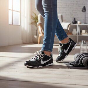 Souliers espadrilles Nike Training Air Team 88 femme US 7 EUR 38 noir turquoise